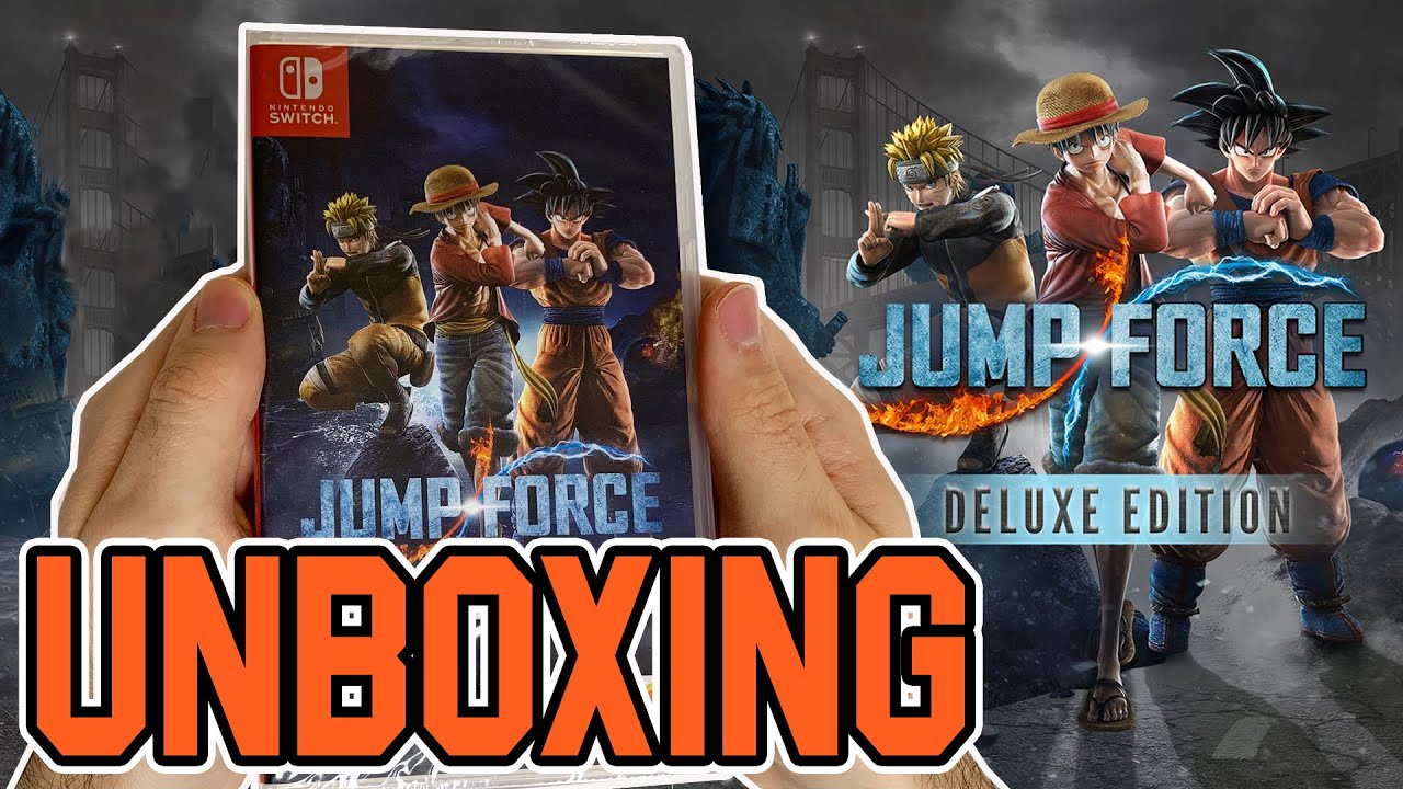 Jump Force Deluxe Edition (Nintendo Switch)Unboxing 