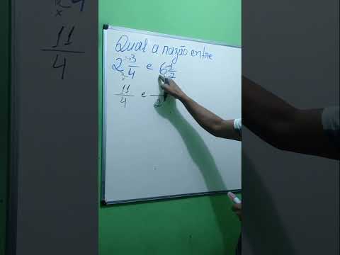 razão entre Frações Mistas