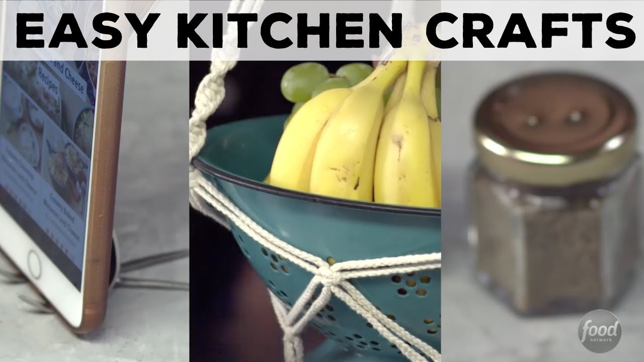 3 Easy DIY Kitchen Crafts | Food Network