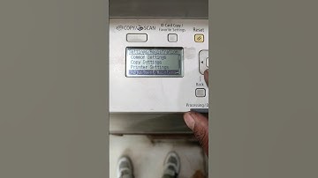 HOW TO PRINT SYSTEM REPORT ON CANON PHOTOCOPIER MACHINE #technology #canon #howto #photocopier