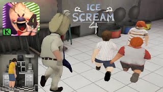 Ice Scream 4 Rod Factory - Full Gameplay - Kids Escaped - Android & iOS Game screenshot 2