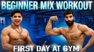 First day at Gym, Complete guidance for beginners| Beginners mix workout- Sidfitlife First Day Complete