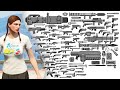ALL WEAPONS & SOUNDS of GTA ONLINE in 73 Seconds