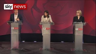 Labour leadership hopefuls clash in 'frosty' debate