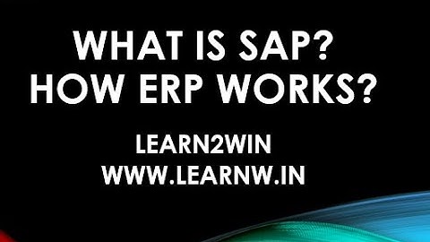 What is SAP | sap basics | sap consultant career | sap consultant interview  #sap #learn2win #saperp