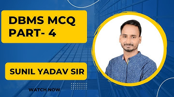 DBMS MCQ part 4 |Rajasthan  Computer Anudeshak #computeranudeshak#computerteacher#computerinstructor