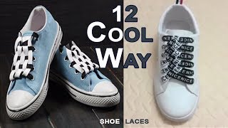 12 cool ideas to tie SHOE LACES । Different Style । Men's Footwear Style Tip