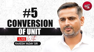 Conversion of Unit Maths Concept Video By Rakesh Yadav Sir #RevisionGuruji