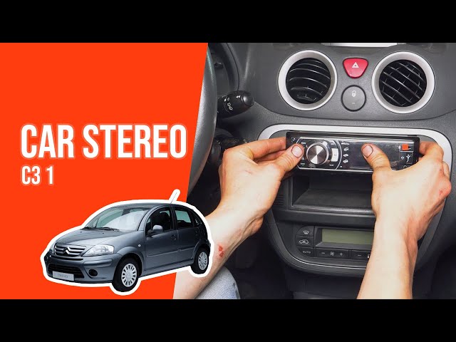 narre Begge voldgrav How to install the car stereo CITROEN C3 1 📻 - YouTube