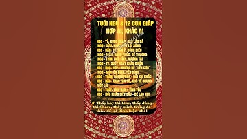 Tuổi Ngọ Và 12 Con Giáp Hợp Khắc Với Ai | Phong Thủy Mai Bùi