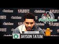 Jayson Tatum on TD Garden: "It's my favorite place to play" | Celtics vs Nets