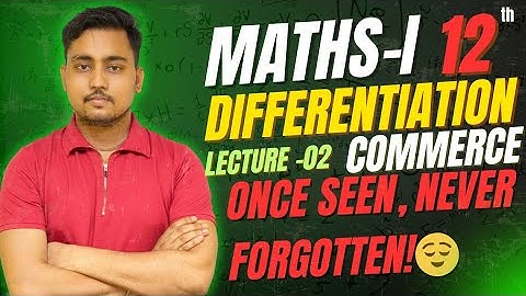Exercise 3.1 class 12 commerce Lect-02 | derivative of composite function | Q.2 & Q.3 | by Amit Sir