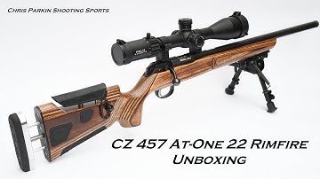 CZ 457 AT-ONE 22 Rimfire, UNBOXING and first impressions of this heavy barrelled long range rimfire