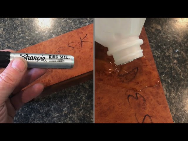 How to Get Permanent Marker Off Wood