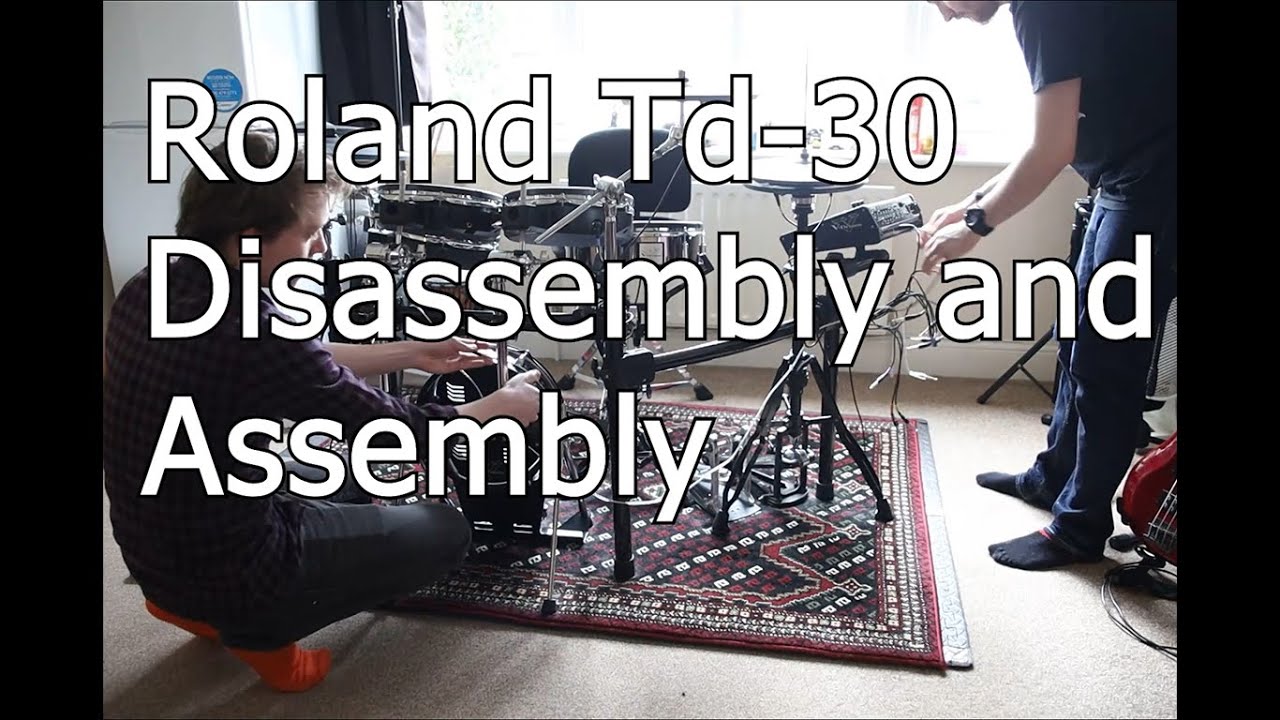 How to Assemble/Disassemble a Roland TD30 Drum Kit YouTube