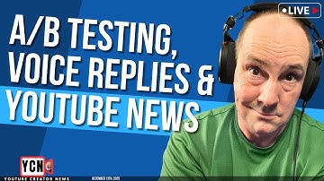 Likeness, Inspiration, AB Testing and More! - YouTube Creator News LIVE