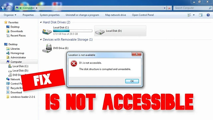 Cách sửa lỗi access denied khi truy cập file