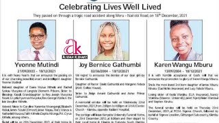 Rest In Peace Little Chogoria Girls Angels Rip Yvonne Mutindi, Joy Bernice Gathumbi Karen Wangu