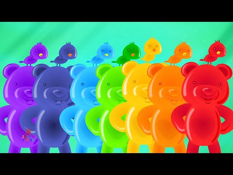 Rainbow Colors + More Learning Songs & Nursery Rhymes for Kids by Jelly Bears