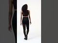 Video: NEBBIA Gold Mesh Legíny čierna Video: NEBBIA Gold Mesh Legíny čierna