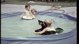 Children in a Small Pool, Circa 1950