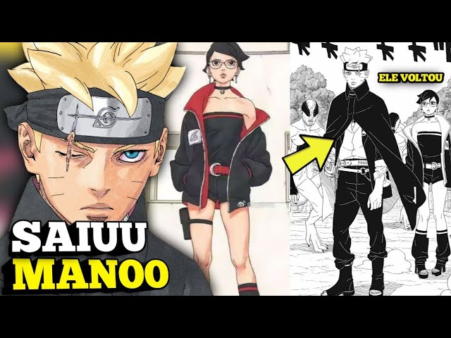 VAZOU! NOVO VISUAL DA SARADA EM BORUTO - (Timeskip) 