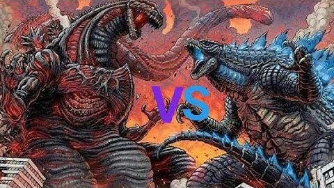 Shin Godzilla VS Titanus Godzilla(Stick Nodes animation)