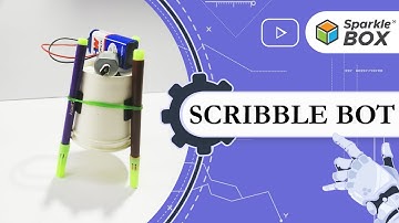 How To Make A DIY Scribble Bot? | Scribble Bot Experiment | Robotics | Sparklebox