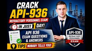 CRACK API API-936 Exam in Just 1 Day! | Refractory Personnel Exam Questions | Tips Nobody Tells You