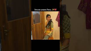Mikudi's Beautiful Shaadi Lengha 💗✨ suyash vlog ❤️ Shaadii ✨#shorts #viral #foryou #suyashvlogs