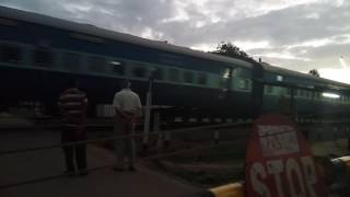 Arriaval of Haripriya Express to Dharwad Station