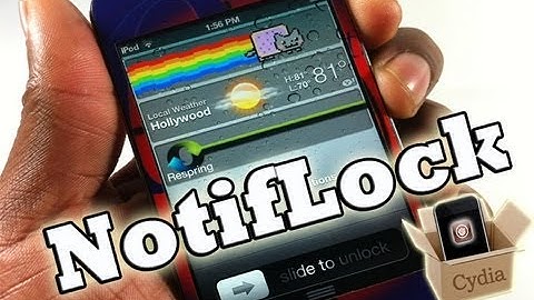Notiflock - How To Access Notification Center From Lockscreen For FREE