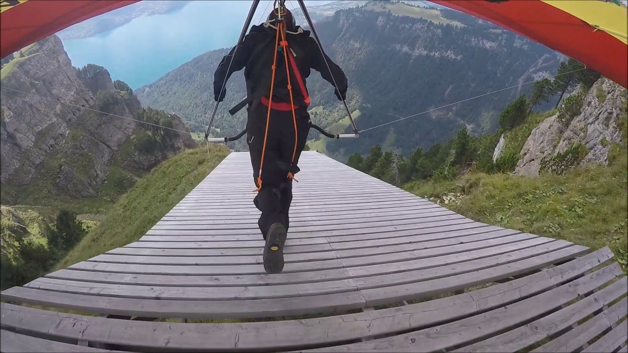 Flying on the wall / Hanglandung Niederhorn
