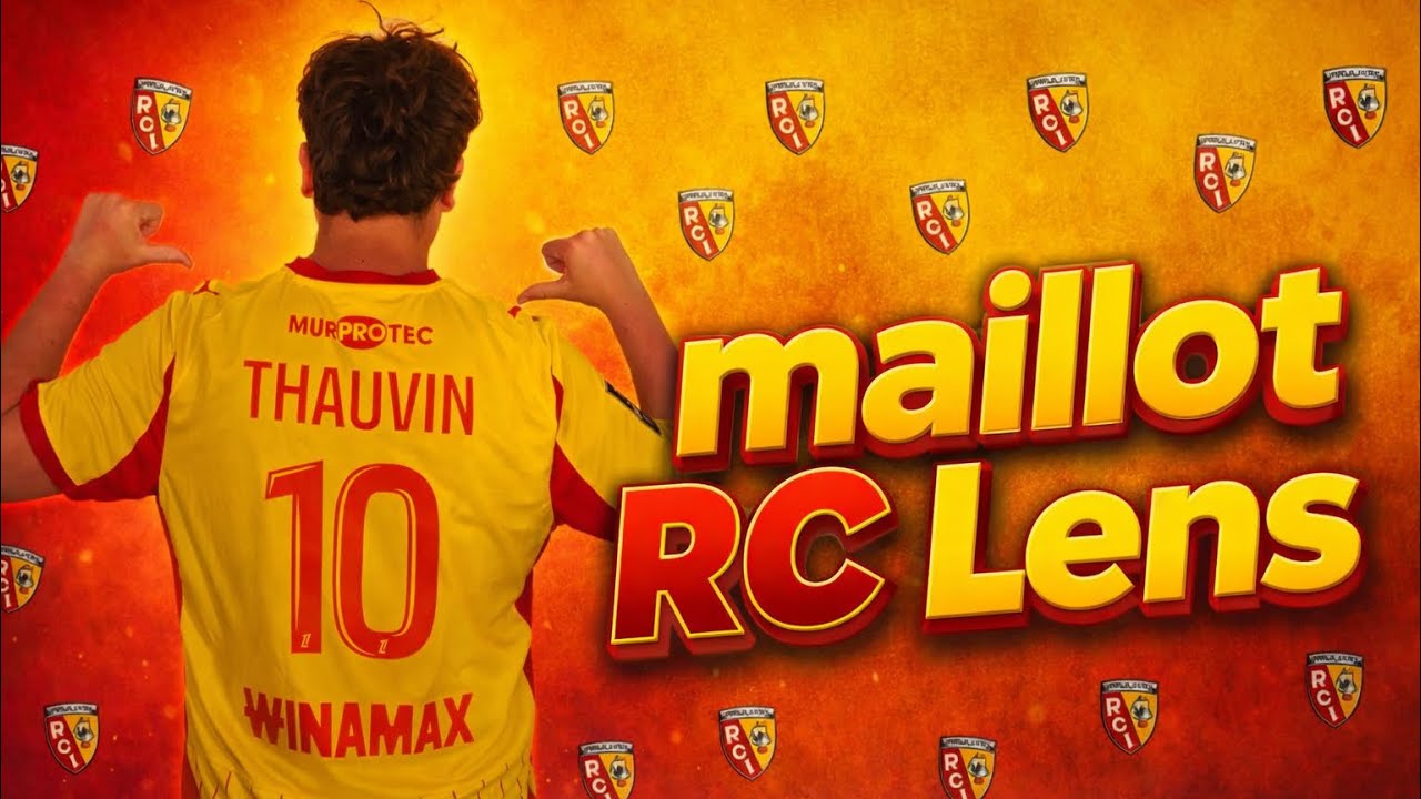 MA COLLECTION DE MAILLOT DU RC LENS 👕🔴🟡