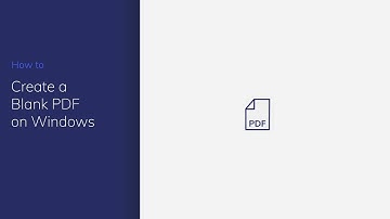Create a Blank PDF on Windows with PDFelement