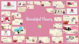 Beautiful Flower Free Powerpoint Template
