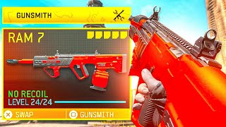 new *ZERO RECOIL* RAM-7 LOADOUT META on REBIRTH ISLAND! (Best Ram-7 Class Setup) Warzone 3