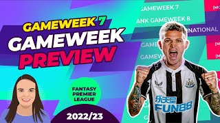 FPL GAMEWEEK 7 PREVIEW | UPCOMING BLANK GAMEWEEK