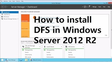 19.  How to install DFS in Windows Server 2012 R2