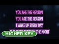 The Reason (Karaoke Higher Key) - Celine Dion