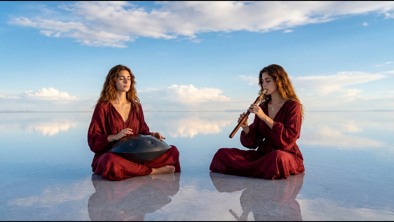 💧 Sky Reflection | Deep Handpan & Duduk on the Infinite Salt Flats (1-Hour Zen)