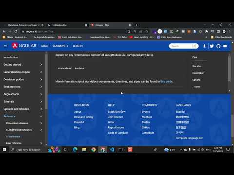 27- Angular course for beginners 2023  : Pipes - Overview and DatePipe  -  بالدارجة التونسيّة