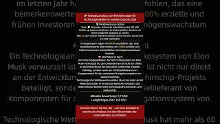 Warum investierte Musk 60 Mrd. USD? Der ignorierte 9,8 USD Joker