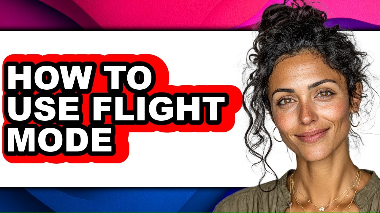 How to Use Flight Mode - Step by Step - YouTube