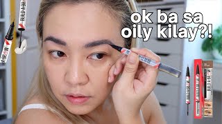 *NEW* MAYBELLINE BUILDABROW WEAR TEST SA OILY KILAY!!