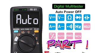 Review Digital Multitester/Multimeter Weilai ZT-102a Dengan Fitur Auto (Part 1)