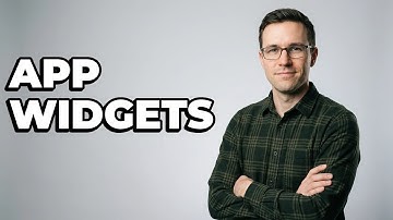Which Common Widgets Can I Add To Apps?