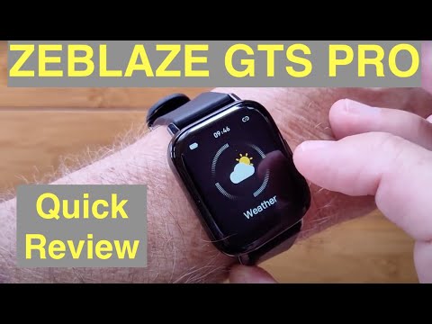 ZEBLAZE GTS PRO Apple Watch Shaped IP67 Waterproof Updated Fitness Smartwatch: Quick Overview