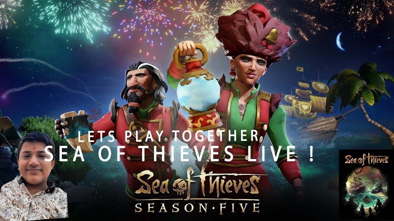 SEA OF THIEVES LIVE !! CAPTAIN RAJAT !! #FACECAM #ROOTER AAJ PEHLI BAAR ...
