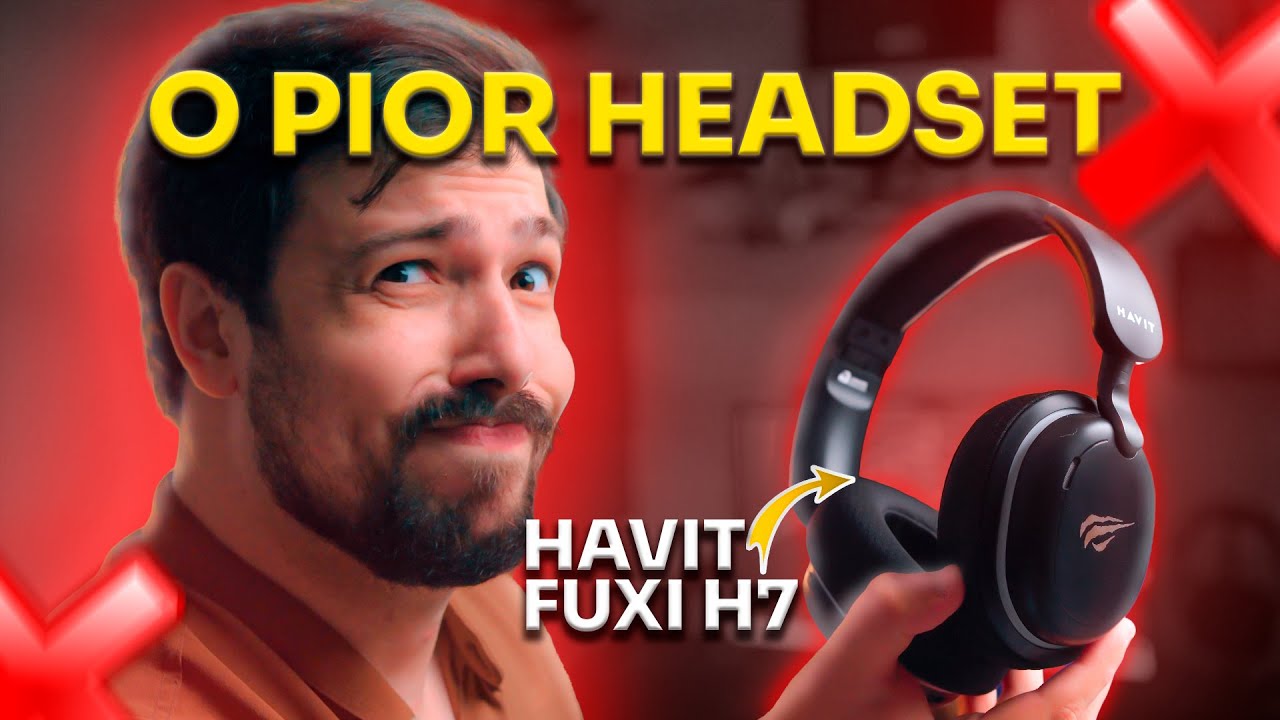 Review SINCERO do PIOR HEADSET GAMER sem fio que já testei | Havit Fuxi H7